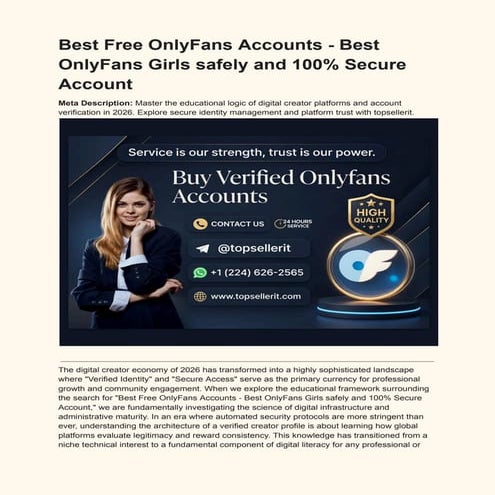 Mastering Verified OnlyFans Creator Accounts: Secure Digital Identity ...
