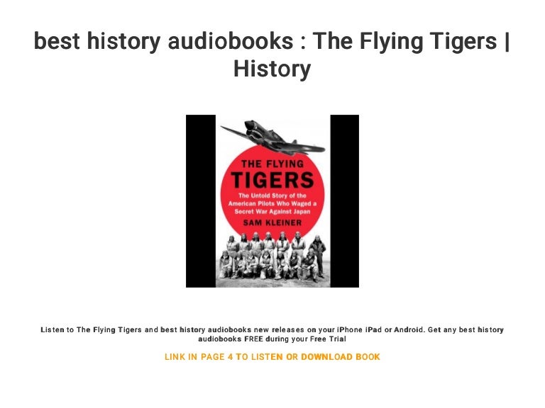 best history audiobooks The Flying Tigers History