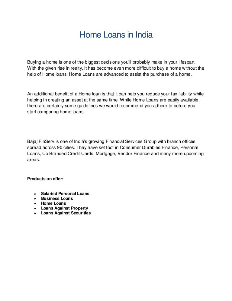 bajaj home loan eligibility