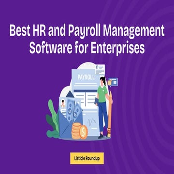 Best HR and Payroll Management Software for Enterprises | PDF