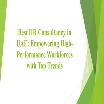 Best HR Consultancy in UAE_ Empowering High-Performance Workforces with Top T...