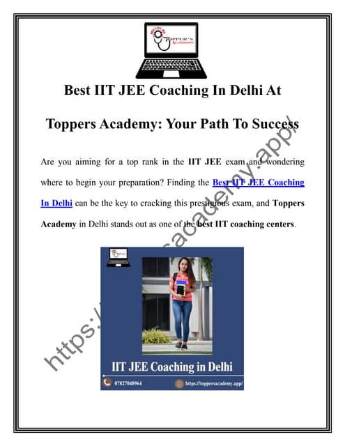 Best NEET Coaching in Delhi - Toppers Academy | PDF