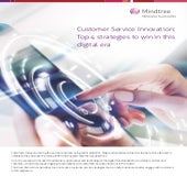 Best Innovative Customer Service | Mindtree									