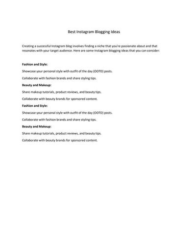 Best Instagram Blogging Ideas.docx
