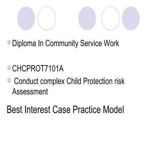 Best interest case practice model