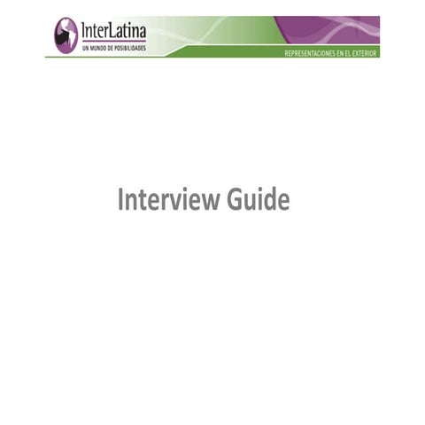 Best interview guide
