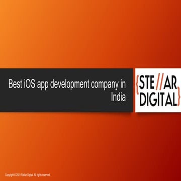 Best iOS app development company in India.pptx
