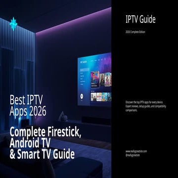 Best IPTV Apps 2026 | Firestick, Android TV, Smart TV & IPTV Player ...