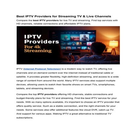 Best IPTV Providers for Streaming TV & Live Channels.pdf