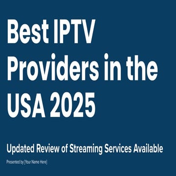 🇺🇸 Best IPTV Providers in the USA 2025 – Ultimate Updated Review
