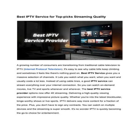 Best IPTV Service for Top-picks Streaming Quality.pdf