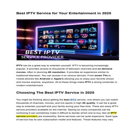 Best IPTV Service for Your Entertainment in 2025.pdf