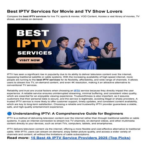 Best IPTV Services for Movie and TV Show Lovers.pdf