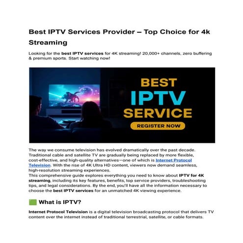 Best IPTV Services Provider – Top Choice for 4k Streaming.pdf
