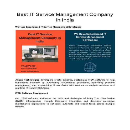 Best IT Service Management Company in India.pdf
