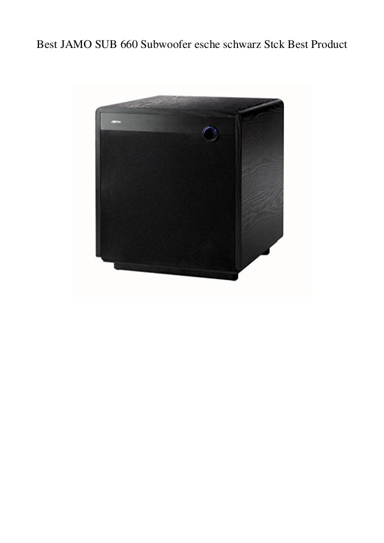 jamo sub 660 subwoofer