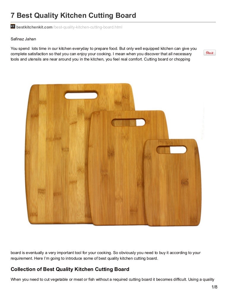 Best Quality Kitchen Cutting Board