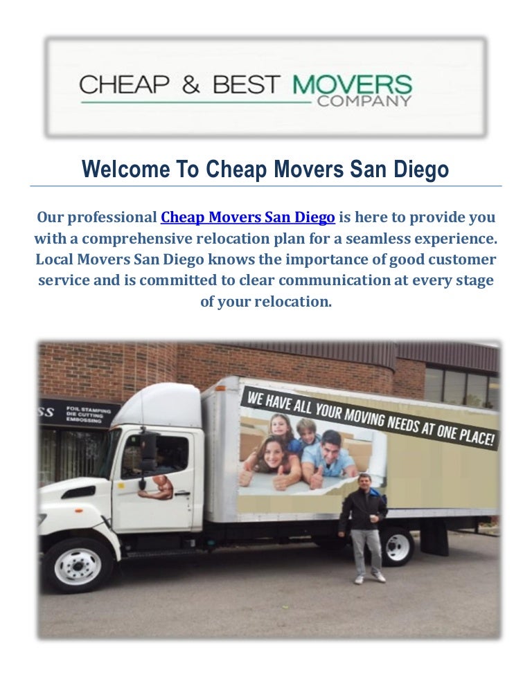 Best Local Movers In San Diego