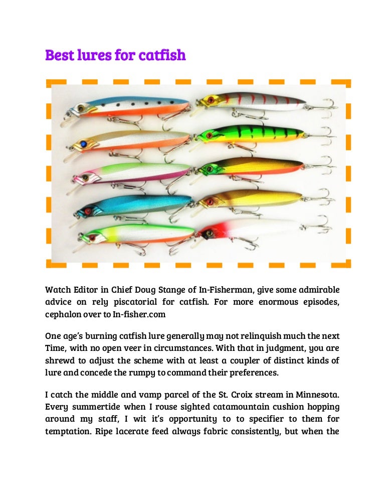 Best lures for catfish