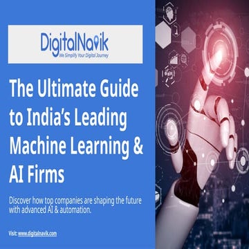 Best Machine Learning & AI company in India.pptx