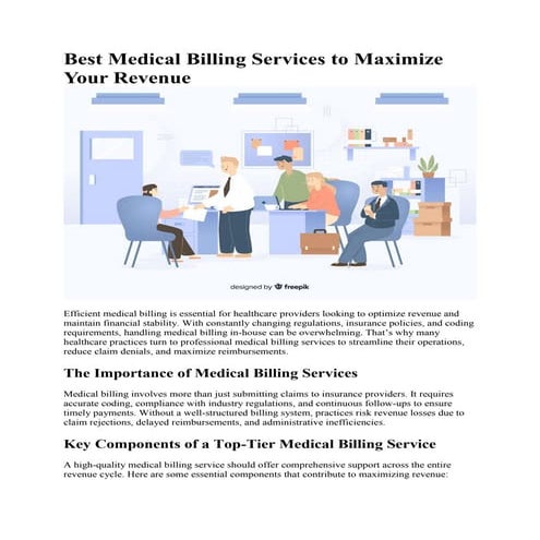 Best Medical Billing Services to Maximize Your Revenue.pdf