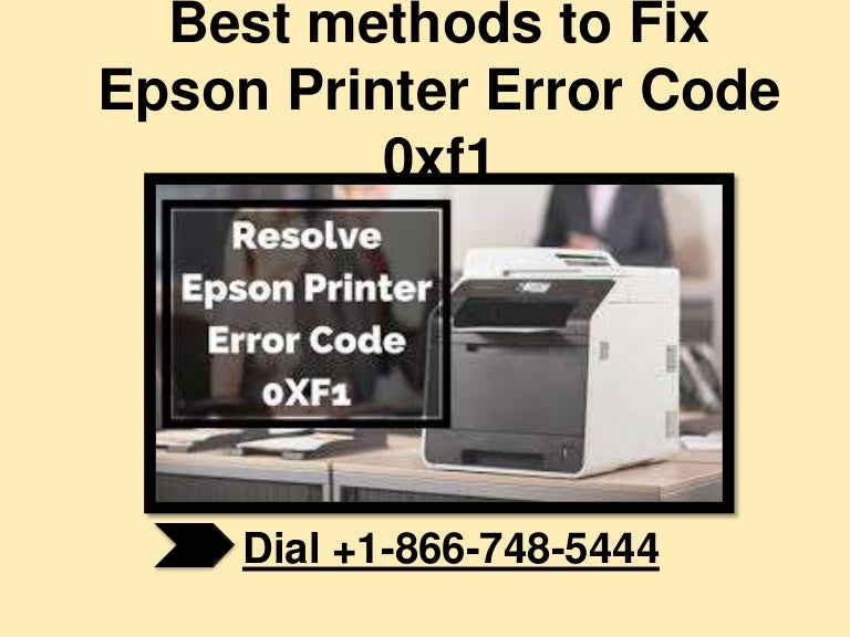 epson code 0xf1