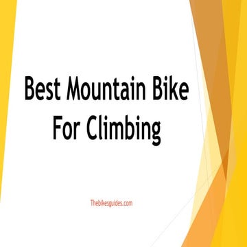 best mountain bike for climbing