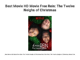 Best Movie HD Movie Free Rein: The Twelve Neighs of Christmas
