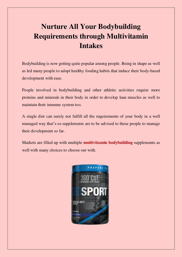 Best Multivitamin for Bodybuilding Multivitamin Bodybuilding