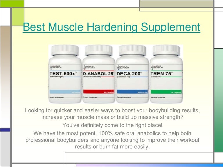 Best muscle hardening supplement
