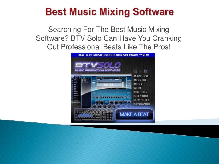 Best Music Mixing Software
