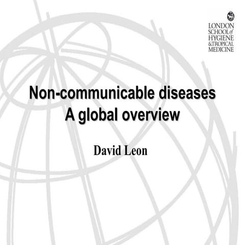 best non communicable diseases presentation | PPT