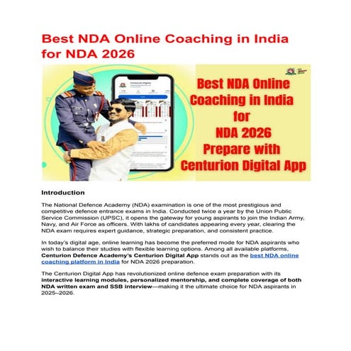 Best NDA Online Coaching in India for NDA 2026.pdf