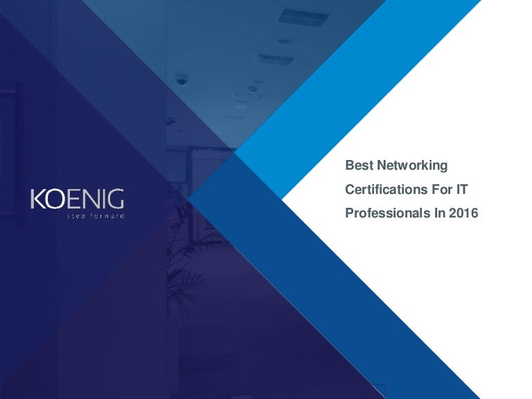 Best Networking Certifications for IT Professionals in 2016