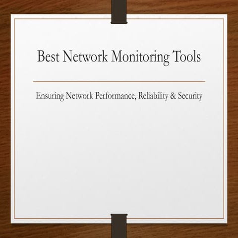 Best Network Monitoring Tools: You must know