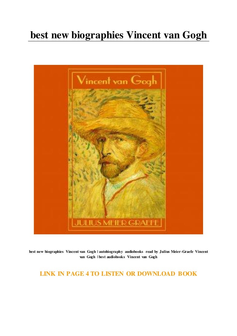 best new biographies Vincent van Gogh