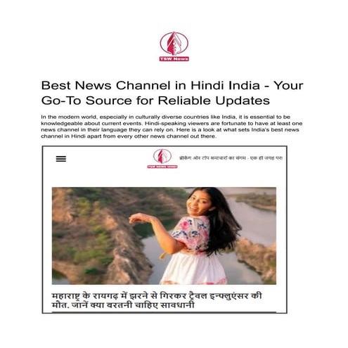 Best News Channel in Hindi India - Your Go-To Source for Reliable ...