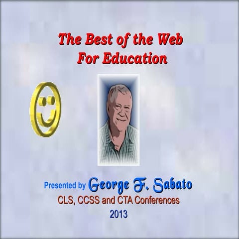 Best of the web for education 2013 cls cta ccss