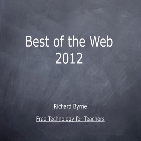 Best of the Web Nov. 2012 