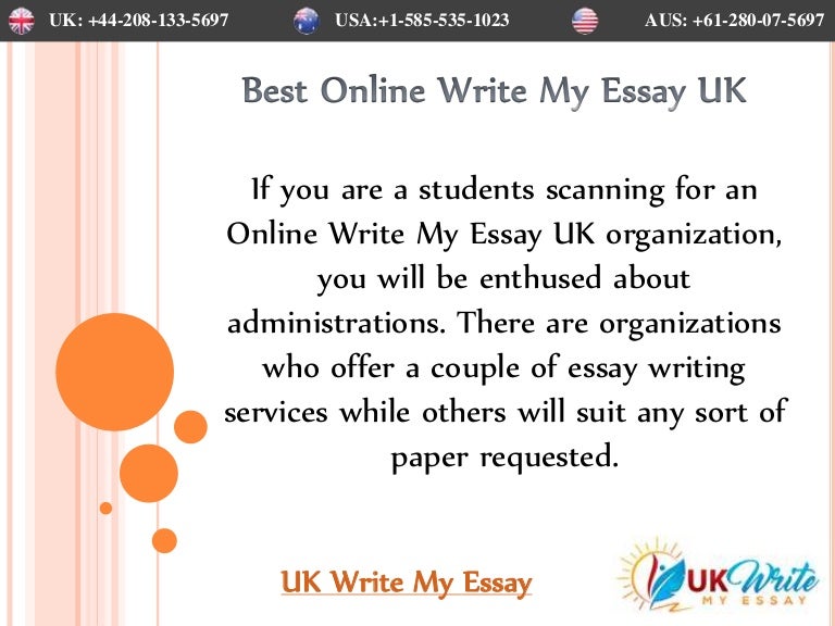 Best online write my essay uk
