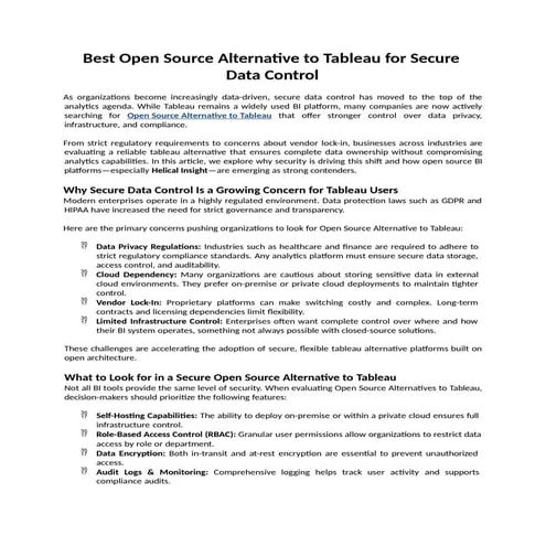 Best Open Source Alternative to Tableau for Secure Data Control.pptx