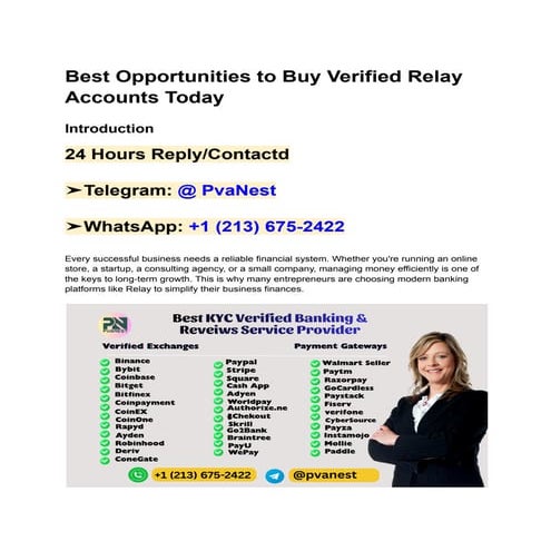 Where to Buy Verified Relay Accounts – Best Sites for 2026 Rankings | PDF