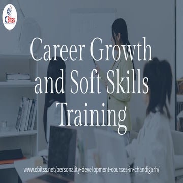 Build Your Career Growth and Soft Skills Training | PDF