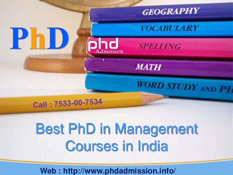 Coursework for phd in management