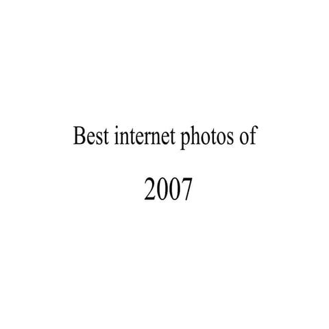 Best photos 2007