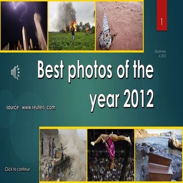 Best photos of the year 2012 | PPT