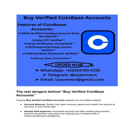 _Best Place Buy Verified CoinBase Accounts .pdf