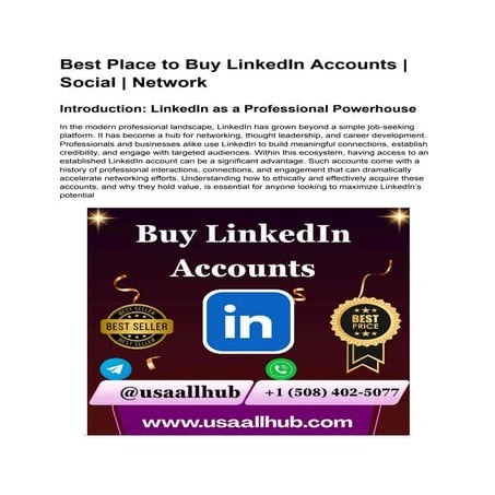 Best Place to Buy LinkedIn Accounts _ Social _ Network (1).pdf