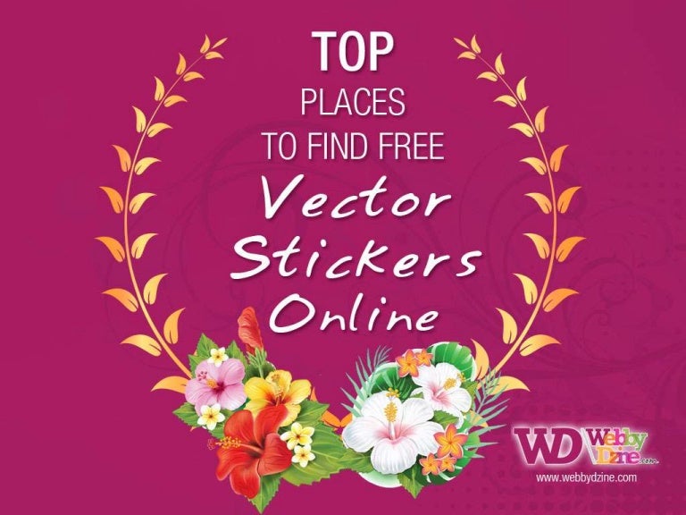 Best Place to Find Free Vector Stickers