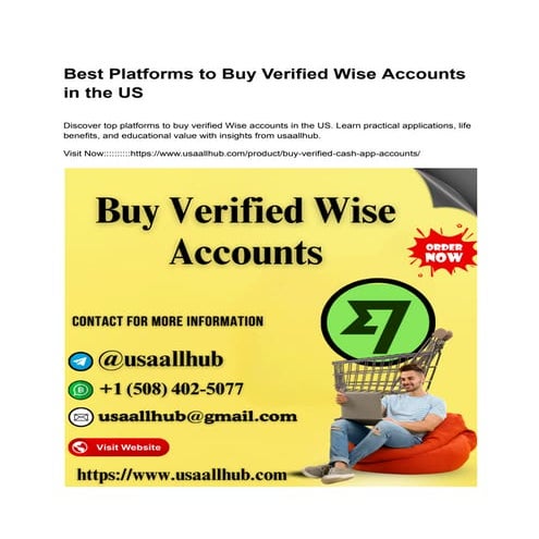 Best Platforms to Buy Verified Wise Accounts in the USA.pdf